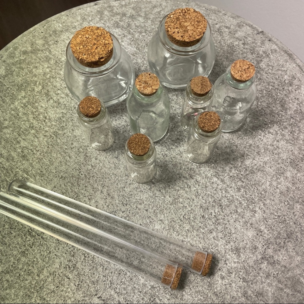 10 Glass Jars